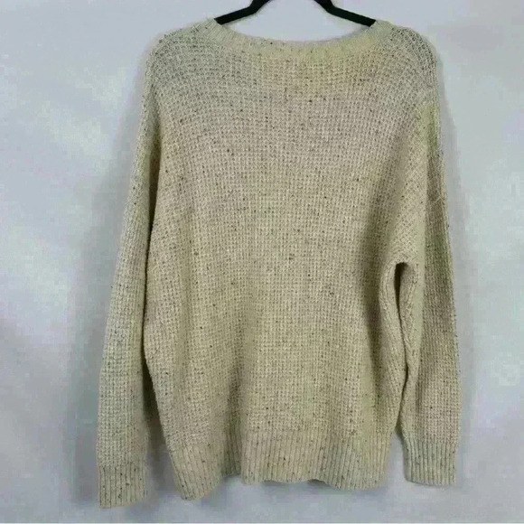 Knit Drop Shoulder Sweater Fall Cozy - Picture 3 of 8